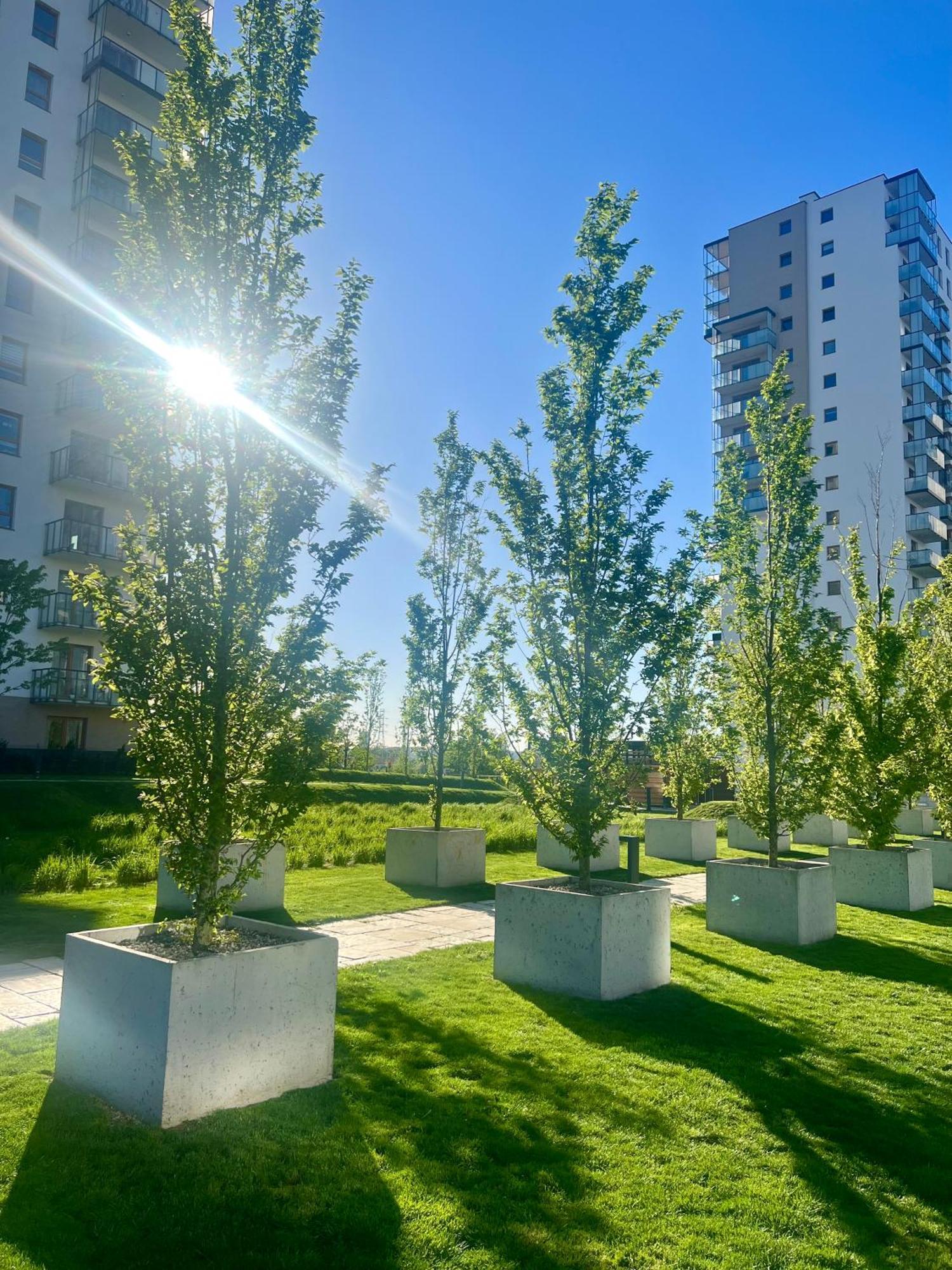 Amber Apartment On 14 Floor Гданьск Экстерьер фото